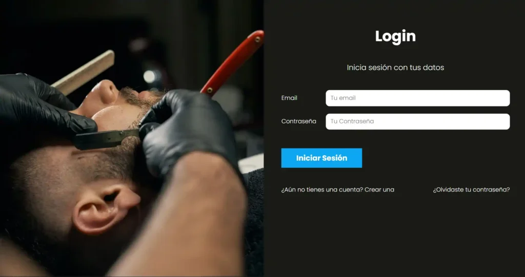 Login de proyecto de Sistema de Reserva de Citas